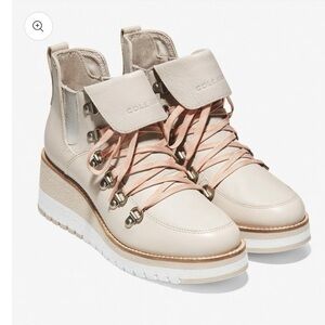 COLE HAAN, Zerogrand Wedge Hiker Boot, Pumice Stone